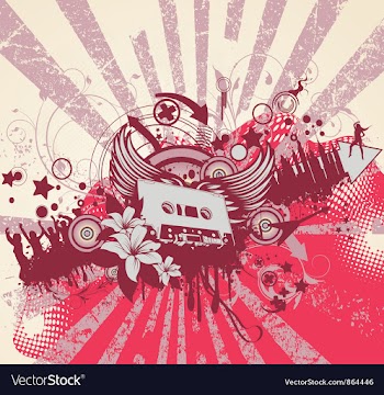 Concert poster vector image