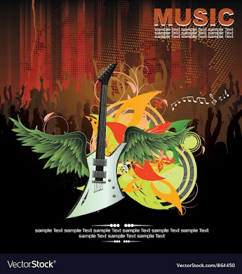 Concert poster vector image