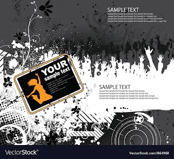 Concert poster vector image
