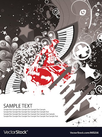 Concert poster vector image