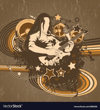 Concert poster vector image