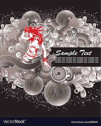 Concert poster vector image