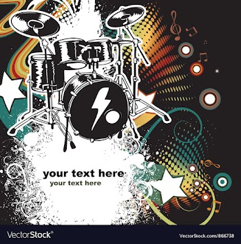 Concert poster vector image