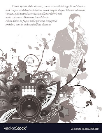 Concert poster vector image