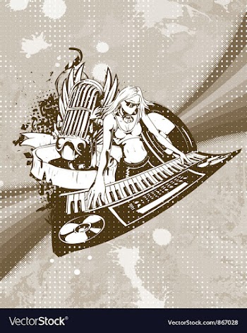 Concert poster vector image