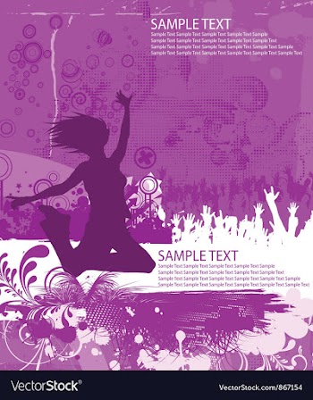 Concert poster vector image