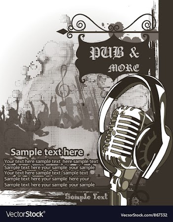 Concert poster vector image