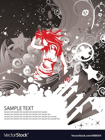 Concert poster vector image