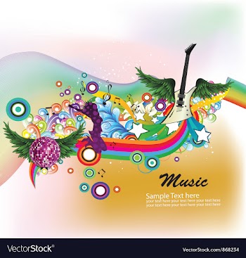 Concert poster vector image