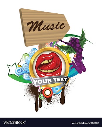Concert poster vector image