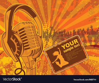 Concert poster vector image