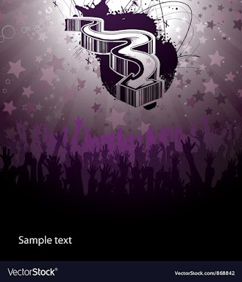 Concert poster vector image