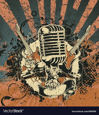  					Concert poster vector image														