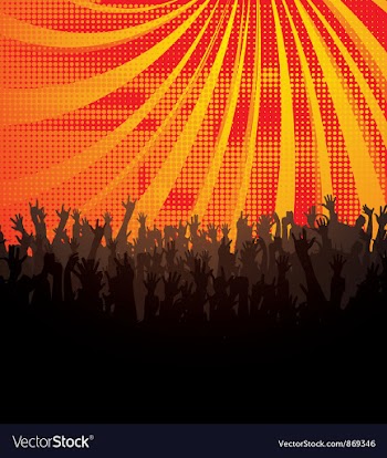 Concert poster vector image