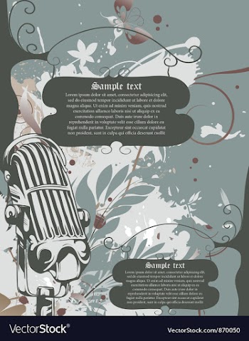 Concert poster vector image