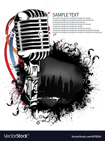 Concert poster vector image