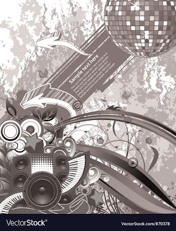 Concert poster vector image