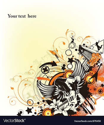 Concert poster vector image
