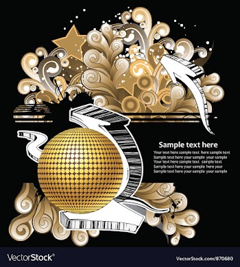 Concert poster vector image