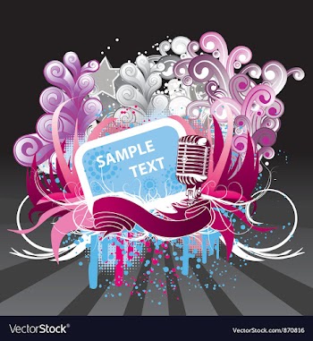 Concert poster vector image