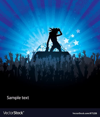 Concert poster vector image