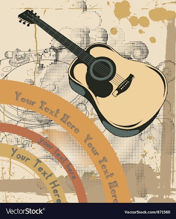 Concert poster vector image