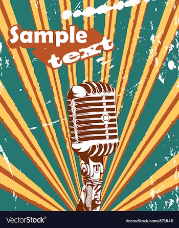 Concert poster vector image