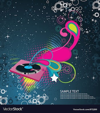 Concert poster vector image