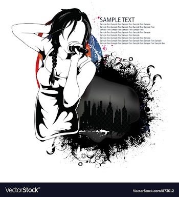 Concert poster vector image