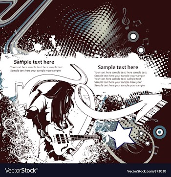 Concert poster vector image