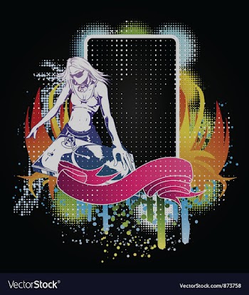 Concert poster vector image