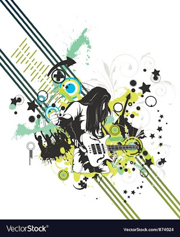 Concert poster vector image
