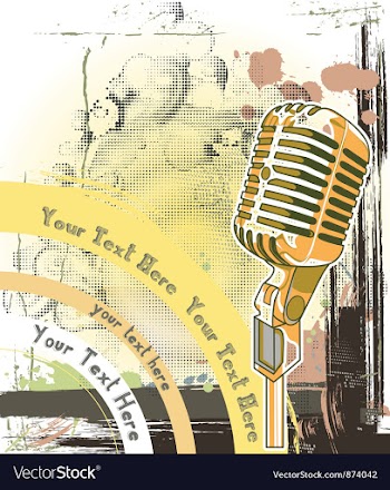 Concert poster vector image