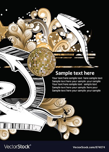 Concert poster vector image