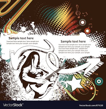 Concert poster vector image