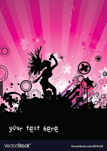 Concert poster vector image