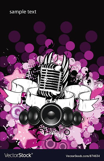 Concert poster vector image