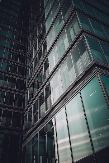Concrete Building With Glass Windows