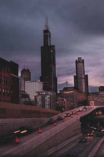 Concrete Buildings Under Gray Sky