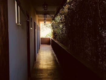 Concrete House Hallway