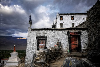 Concrete House Under Cloudy Sky