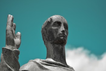 Concrete Man Statue