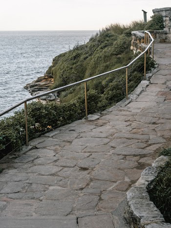 Concrete Pathway With Railings