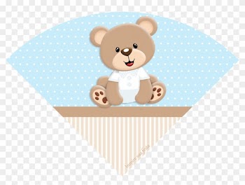 Cone Personalizado Gratuito Cha De Bebe Ursinho Inspire - Invitacion Baby Shower Oso