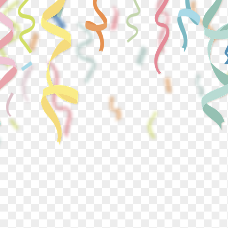 Confetti border png colorful festive | Free PNG - rawpixel
