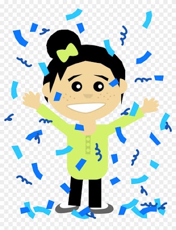 Confetti Clip Art 15, - Shiny Girl Clip Art