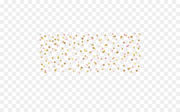Confetti Gold Clip art - GOLD DOTS 