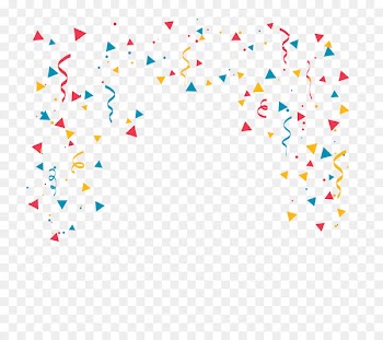 Confetti New Year Carnival - Vector holiday ribbon 