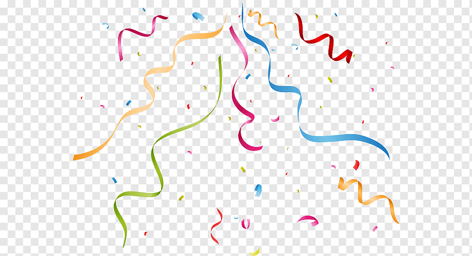 Confetti Party popper Carnival, Confetti, holidays, text, party png
