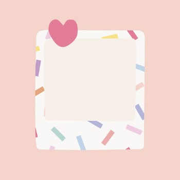 Confetti pattern frame, instant photo | Free PSD - rawpixel